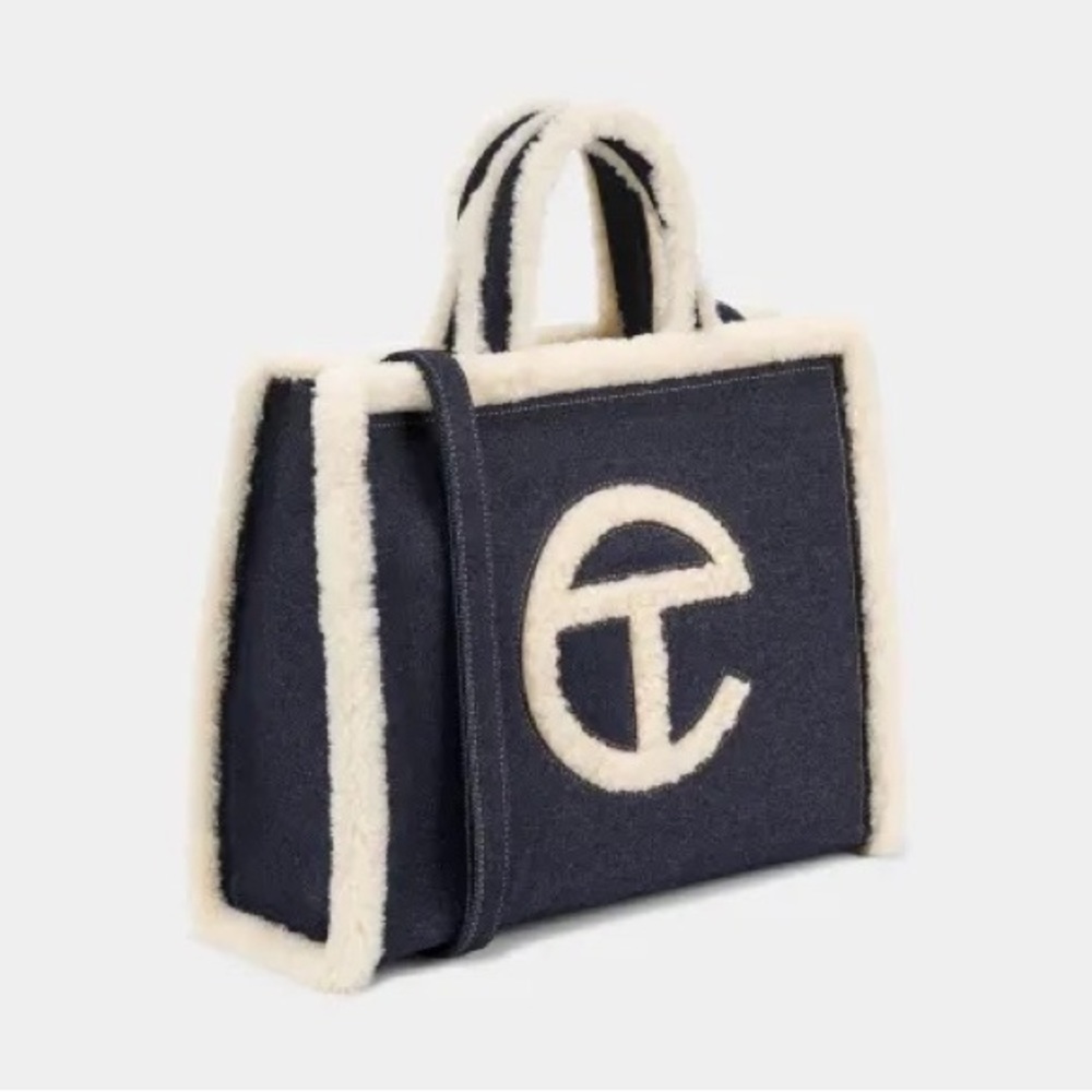 Ugg X Telfar Medium Shopper- Denim - Picture 3 of 6